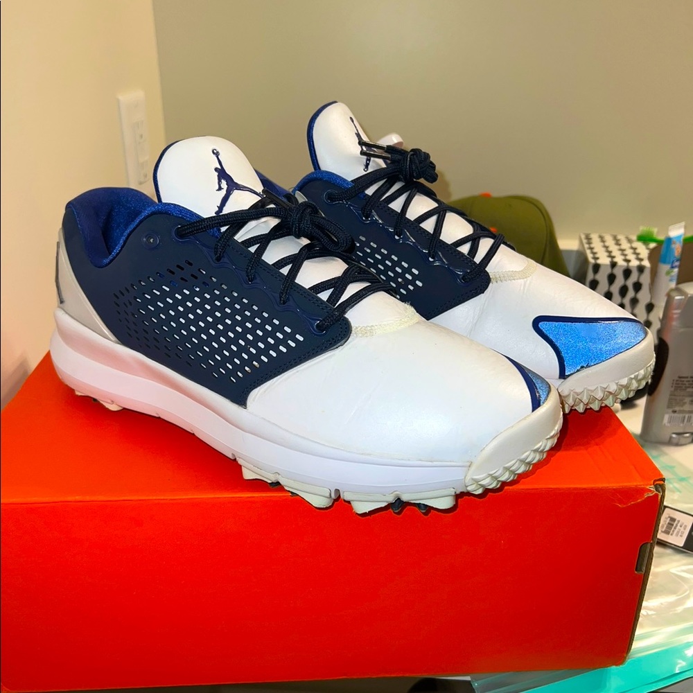 Nike Air Jordan St trainer Dark Royal Golf shoes STG